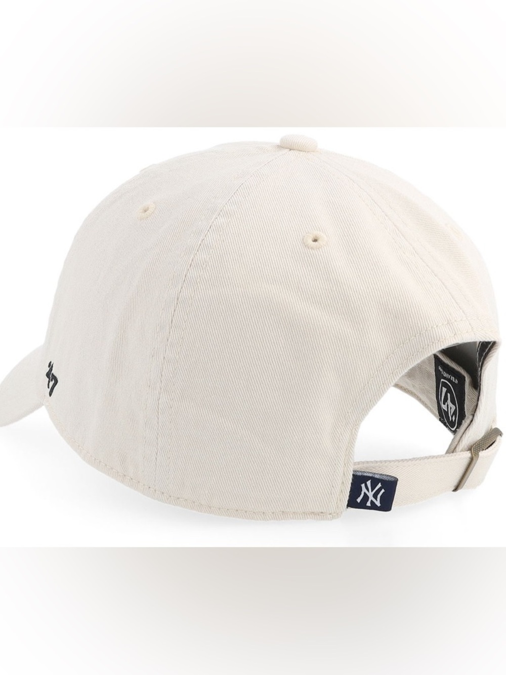 '47 brand MLB NewYork Yankees Cap in  Logo Clean Up Natural Adjustable - Picture 5 of 10